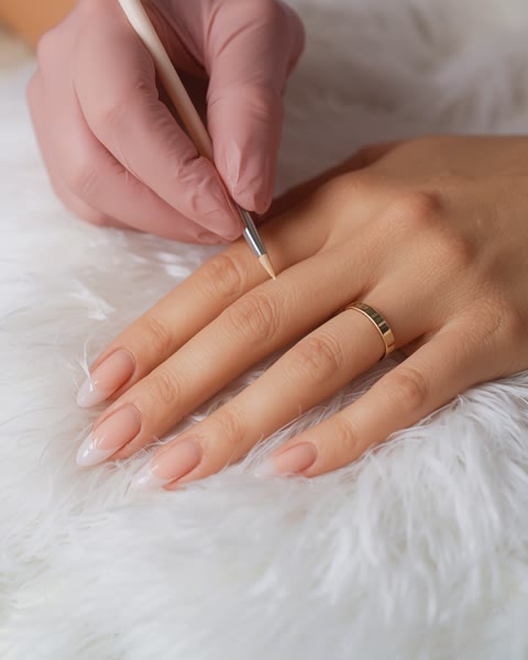 Esmaltação em gel nude